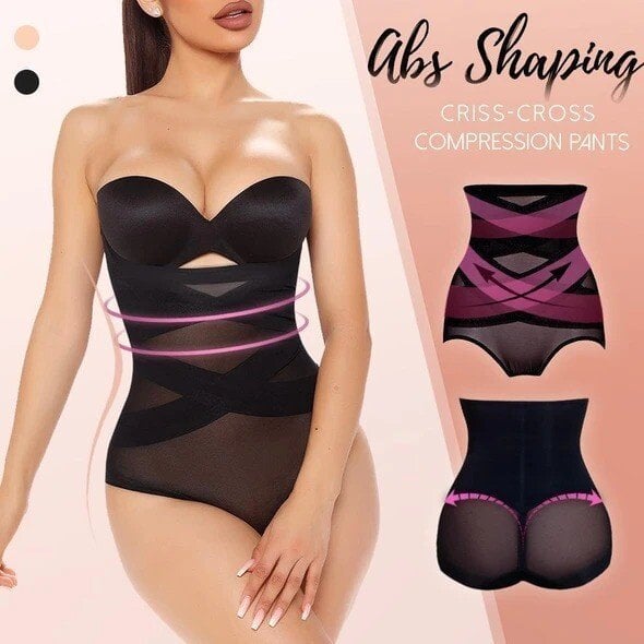 SlimShape™ – Buikshaper met kruiscompressie voor een gedefinieerd silhouet [1 + 1 Gratis]