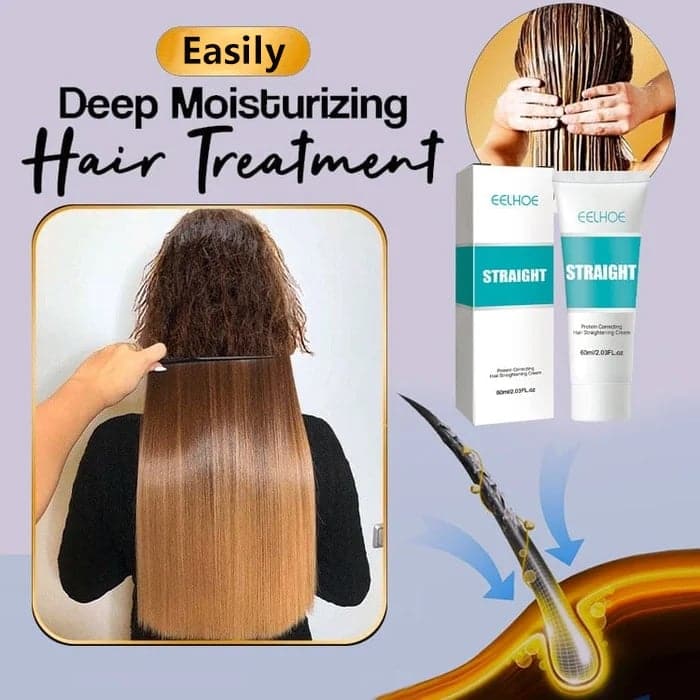 Eelhoe™ - Keratine haarbehandeling voor steil gezond haar [1 + 1 Gratis]