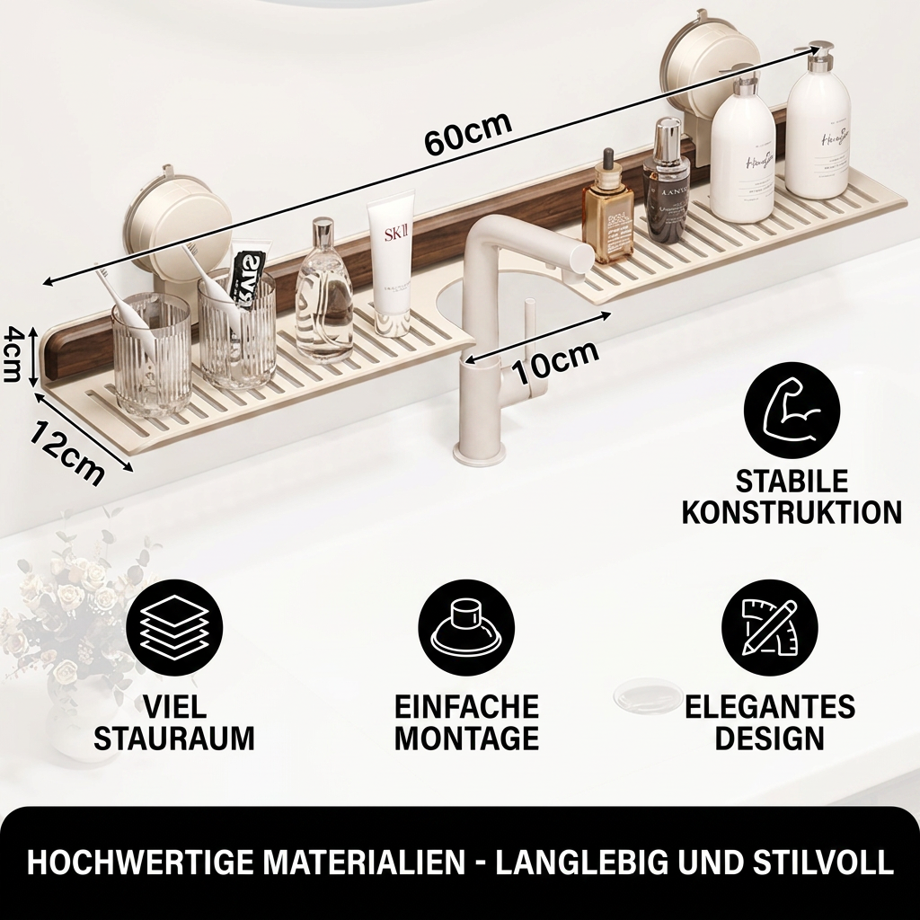 BathShelf – Meer opbergruimte in de badkamer zonder boren | 50% korting
