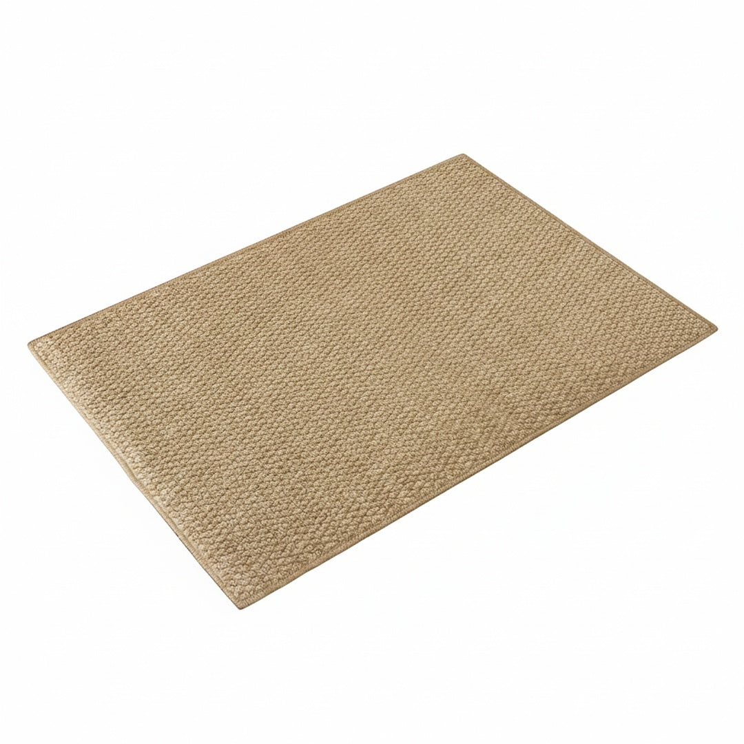 Tapijt met antislip onderkant en gevlochten patroon voor binnen