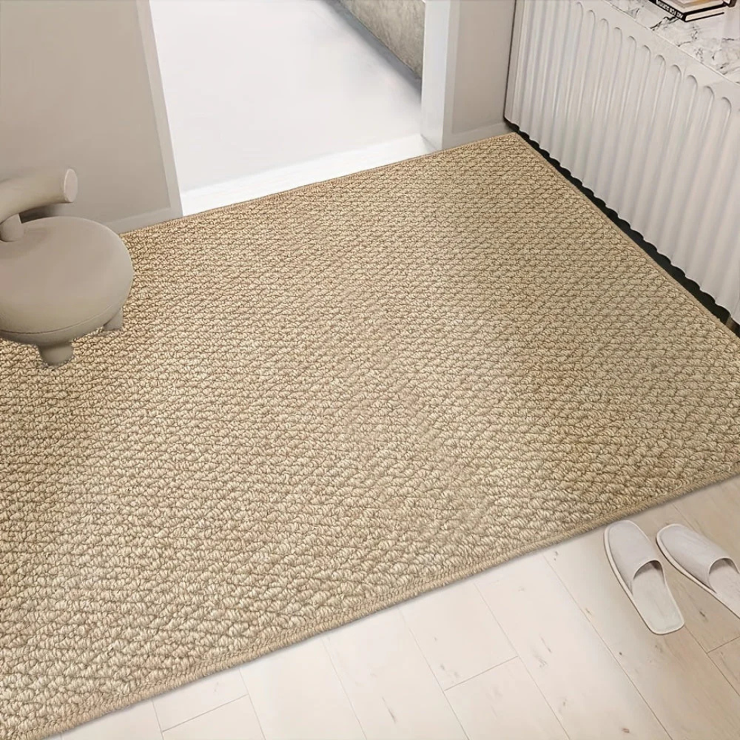 Tapijt met antislip onderkant en gevlochten patroon voor binnen