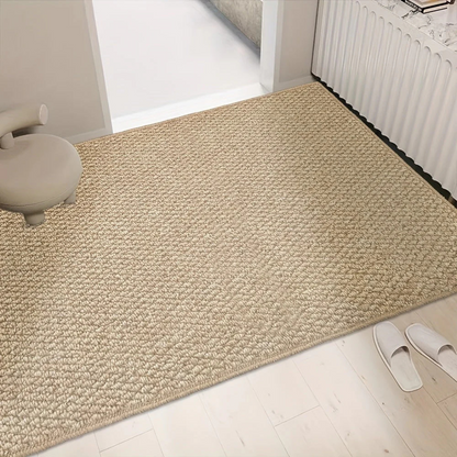 Tapijt met antislip onderkant en gevlochten patroon voor binnen
