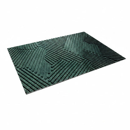 Deurmat met geometrisch patroon en antislip onderkant voor binnen