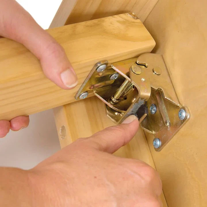 1 + 1 Gratis | FoldHinge™ Quick Install 90° Zelfvouwende Sluiting [Laatste dag korting]