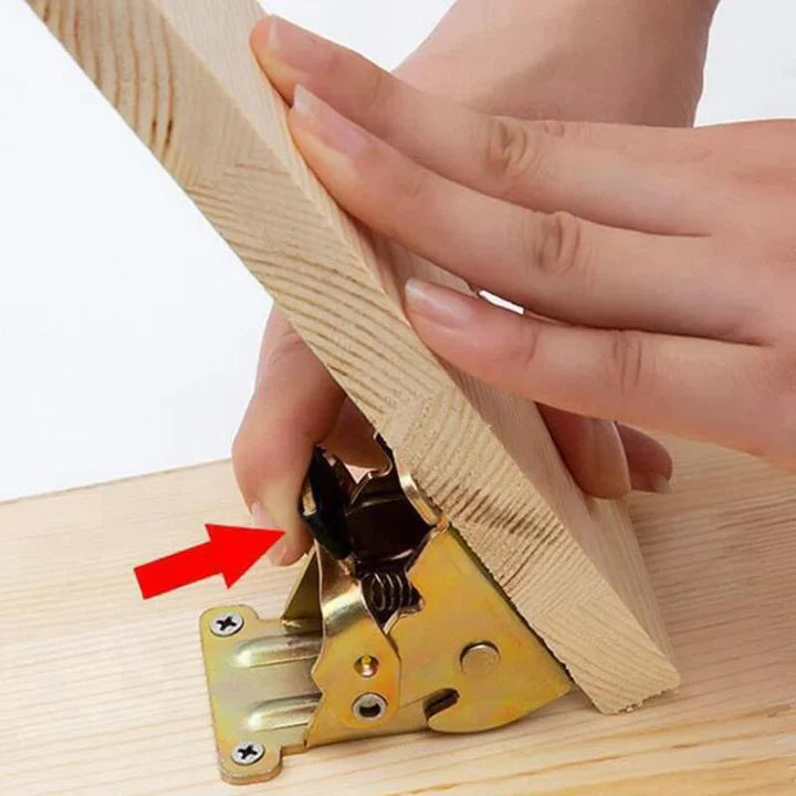 1 + 1 Gratis | FoldHinge™ Quick Install 90° zelfvouwende bevestiger [Laatste dag korting]