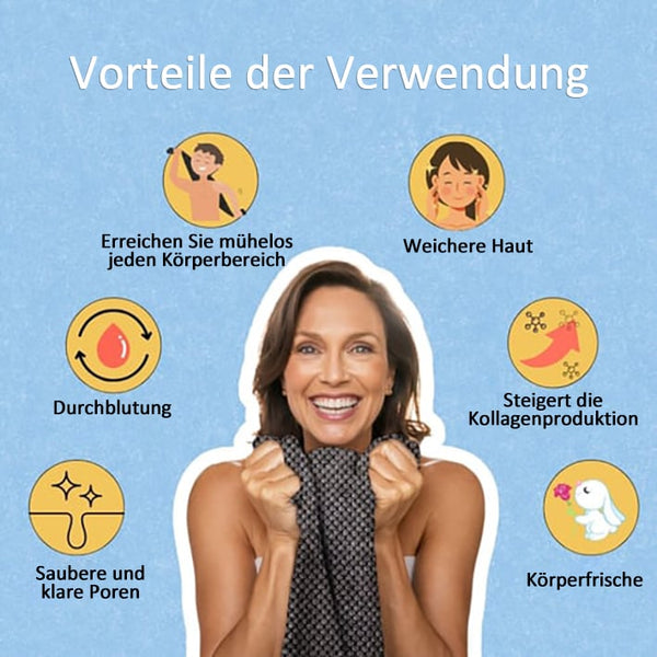DermaWipe™ - Antibacterieel scrubdoekje | Dieptereiniging die geen dode huid achterlaat [1 + 1 Gratis]