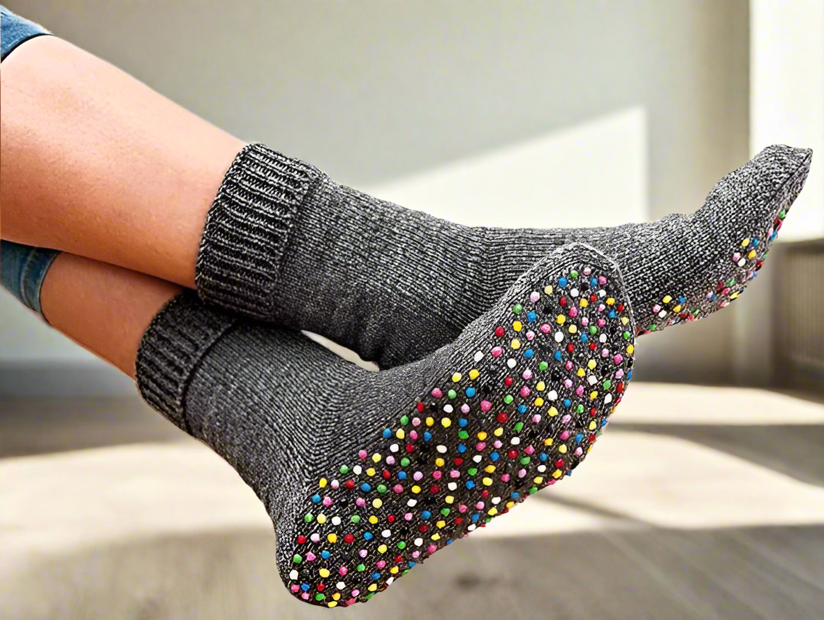 GripStop™ Antislipcoating – Maak Sokken Antislip & Veilig op Gladde Vloeren