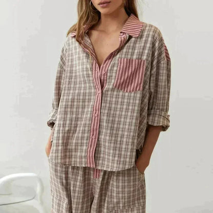 Olivia™ – Tweedelige pyjamaset voor gezellige nachten [50% Korting]