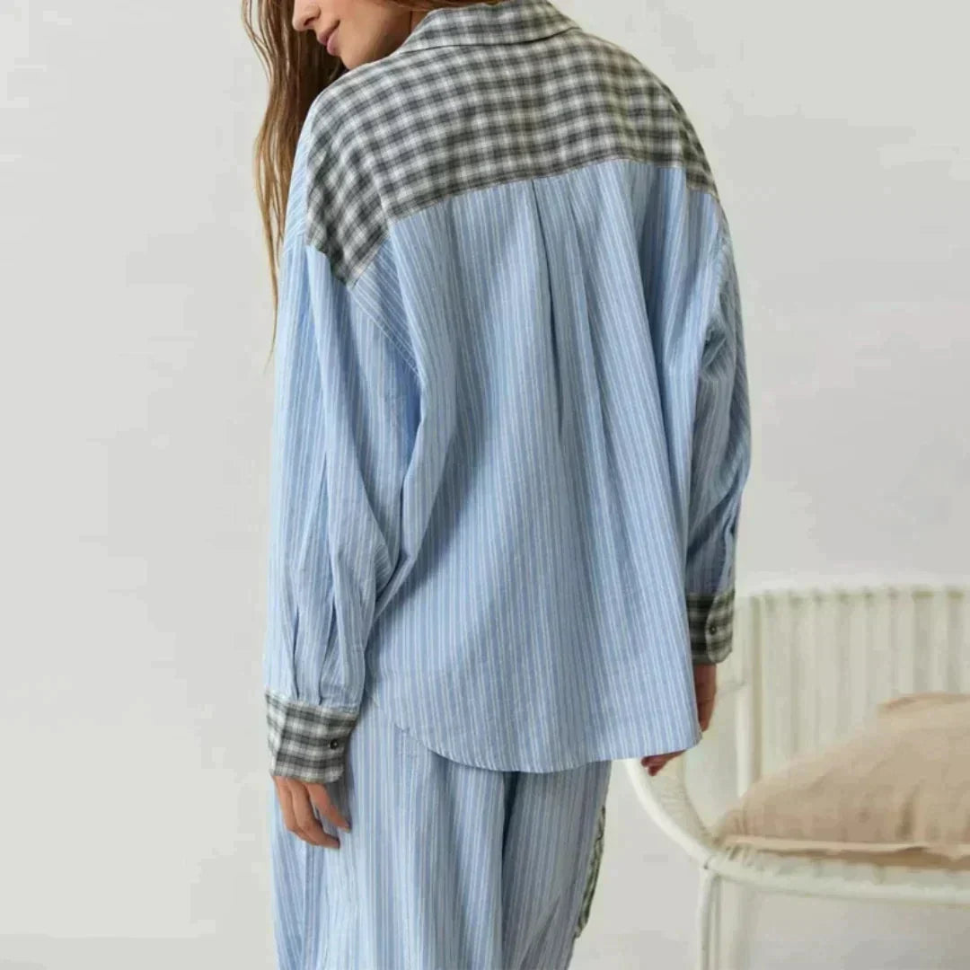 Olivia™ – Tweedelige pyjamaset voor gezellige nachten [50% Korting]