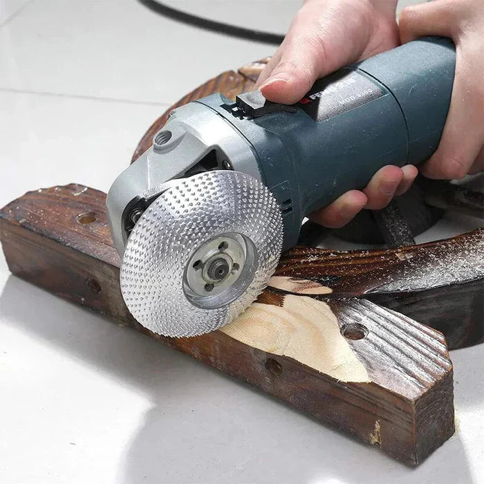 WoodCarve™ Houtsnijschijven – Vormen & Gladmaken met Haakse Slijper [Set van 3]