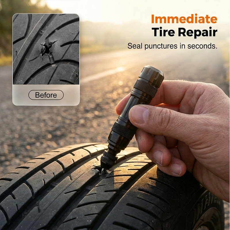 RoadGuard – Lekke banden snel en eenvoudig zelf repareren | 50% korting