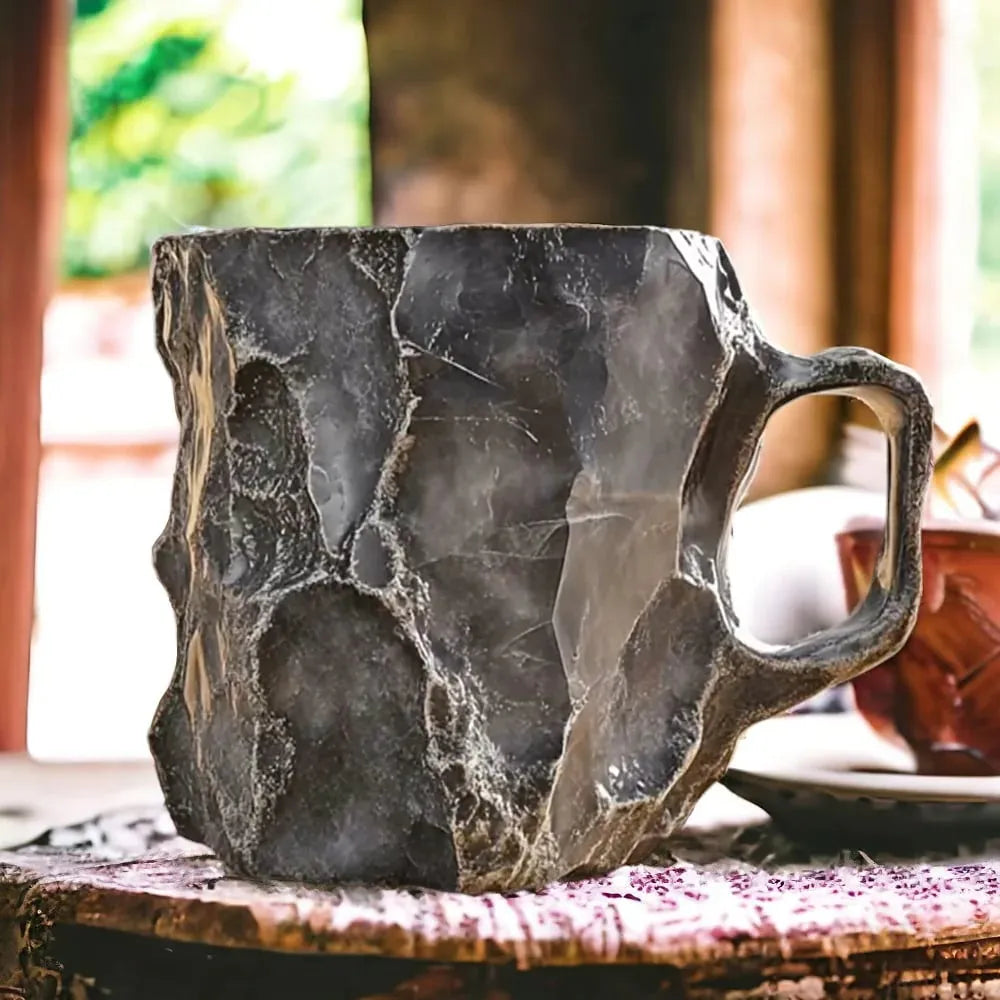 AuraStone – Handgemaakte Mineraalstenen Koffiekopjes van Echt Kristal [50% Korting]
