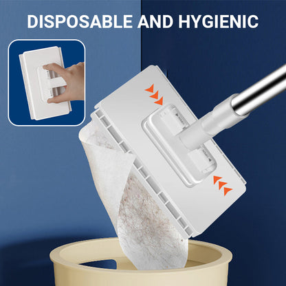ReachClean – Uitschuifbare doekhouder-mop voor vlekkeloos schone hoeken [50% korting]