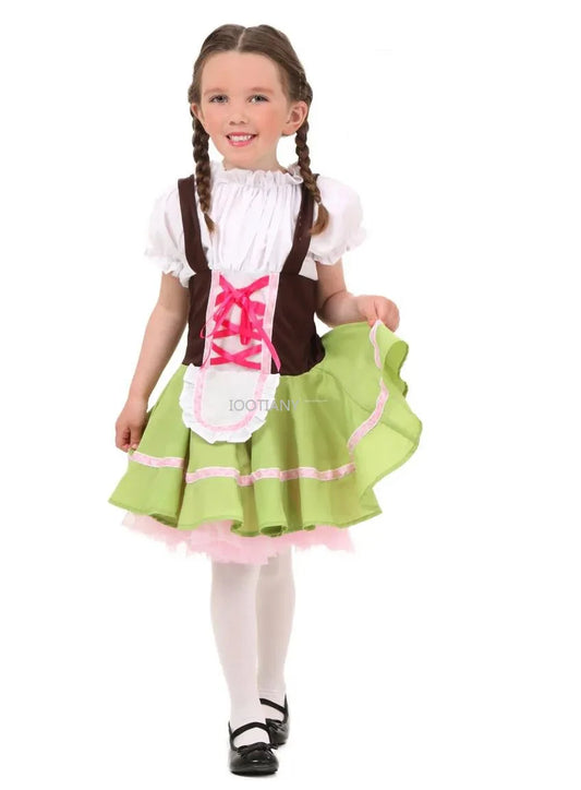 Kinderkostuum Set Trachten Stijl – Dirndl & Lederhosen voor Kinderen