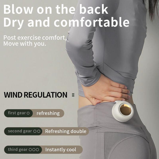 BreezeAura™ – Mini Clip Ventilator onder Kleding zonder Bladen met 23u Accuduur [50% Korting]