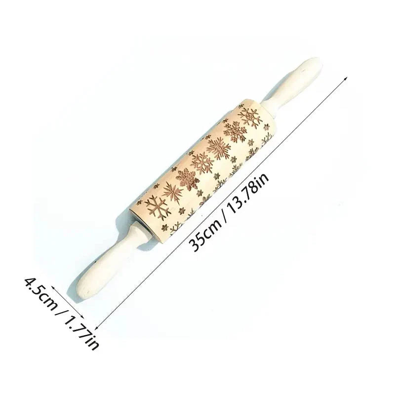 50% korting | MerryRol™ – houten deegrollers voor Kerstmis [Laatste dag korting]