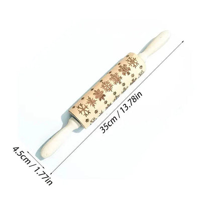 50% korting | MerryRol™ – houten deegrollers voor Kerstmis [Laatste dag korting]