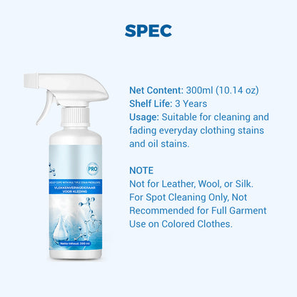 StainCleaner™ – Niet-ionische Voorbehandeling voor Vlekvrije, Schone Was [50% Korting]