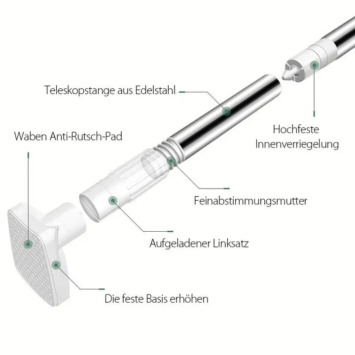 50% Korting | HangEase™ – Verstelbare Kledingstang [Laatste dag korting]