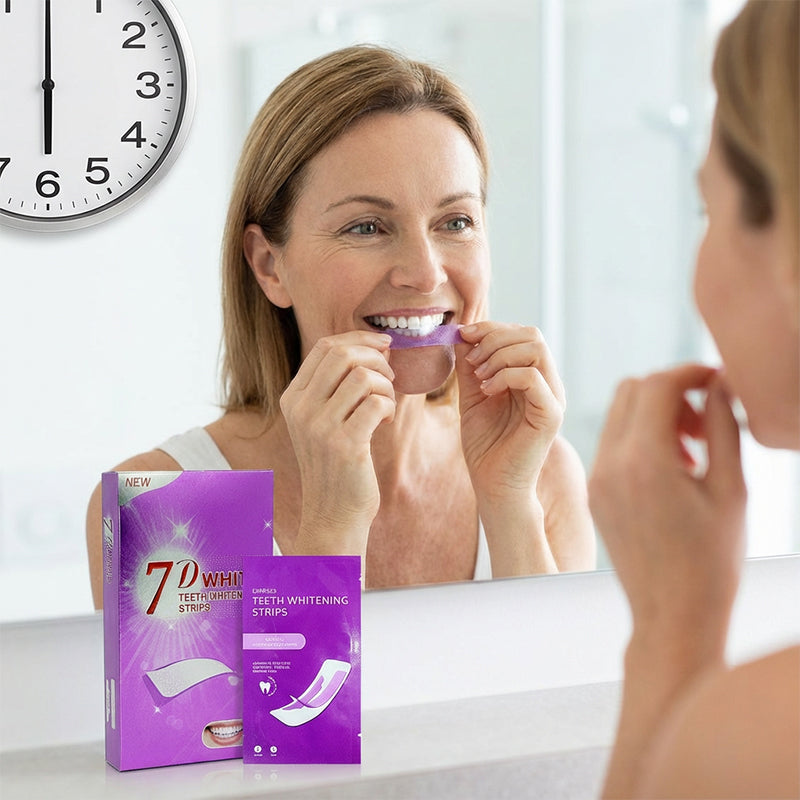 BrightSmile™ Tandbleekstrips – Peroxidevrije Whitening Strips 14 stuks
