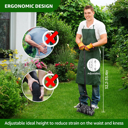 LawnVibe™ Gazonbeluchter – Gezond & Dicht Gazon met 15 Stalen Punten