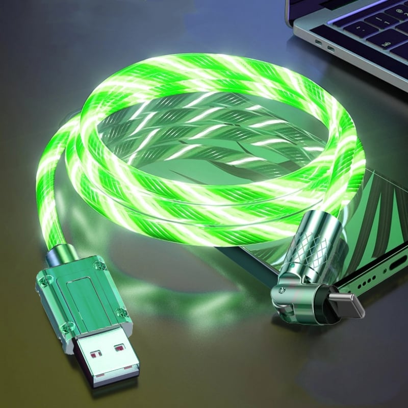 LedCharge™ – 540° draaibare stekker en USB-kabel voor ultrasnel opladen [50% Korting]
