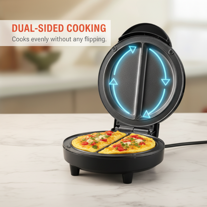 DualCook™ – Dubbelzijdige Ontbijtmaker | Snel & Gelijkmatig Bakken