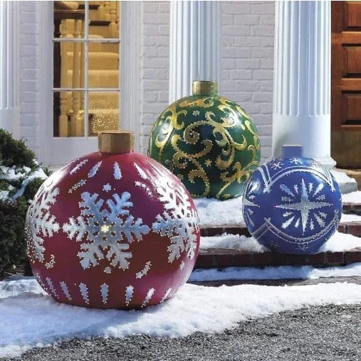 XMasGlobe™ – Grote opblaasbare kerstbal voor feestelijke decoratie [50% Korting]