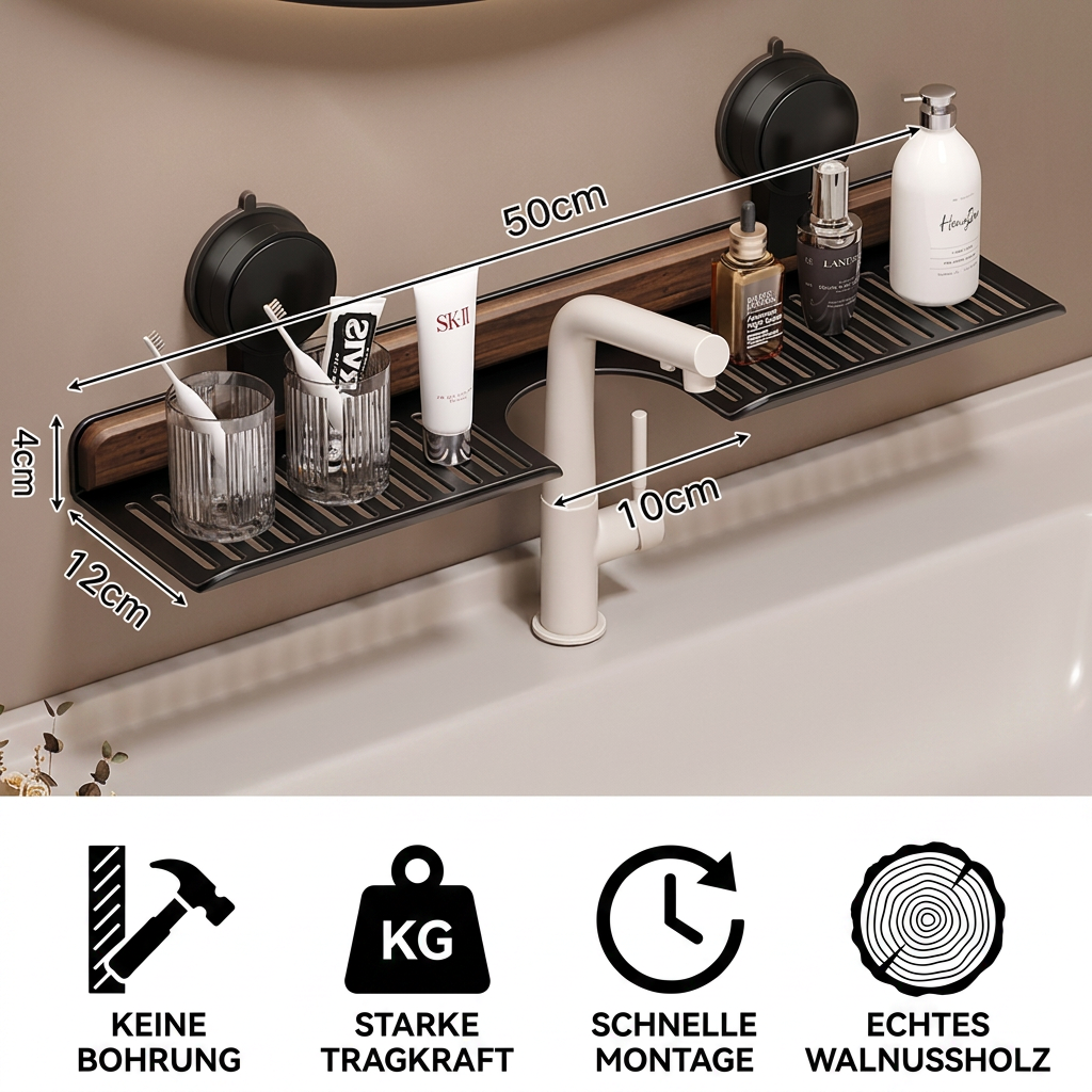 BathShelf – Meer opbergruimte in de badkamer zonder boren | 50% korting