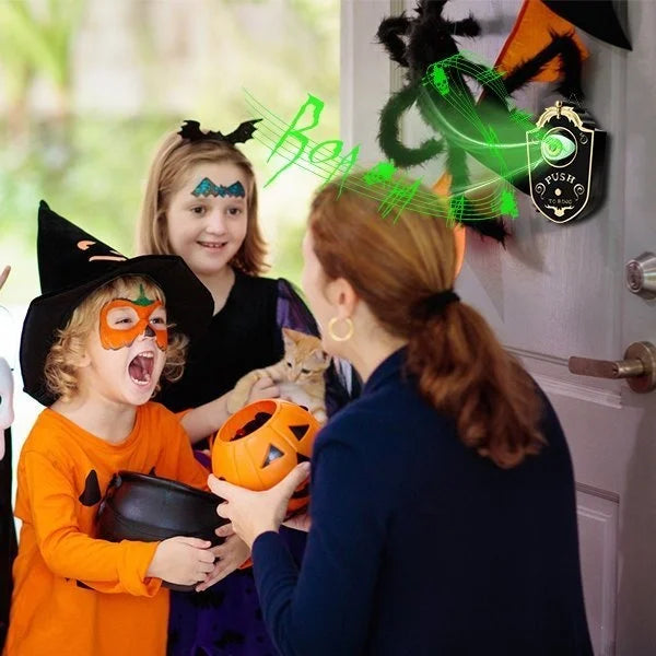 Elektronische Halloween deurbel met griezelig oog en geluidseffect