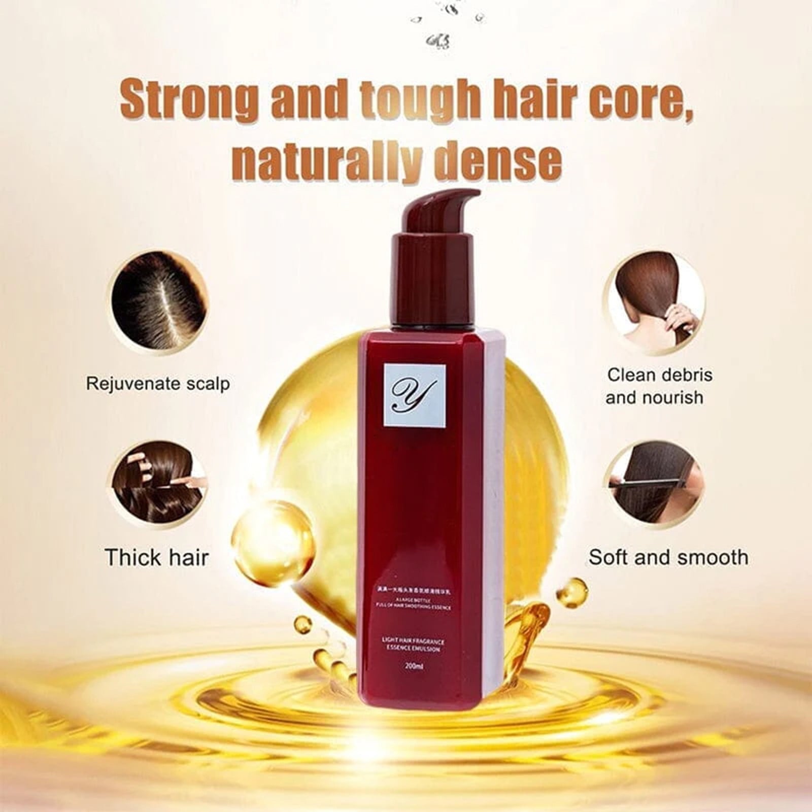 Voluma™ – Arganolieformule, anti-frizz en hydraterende verzorging, 200 ml [50% Korting]