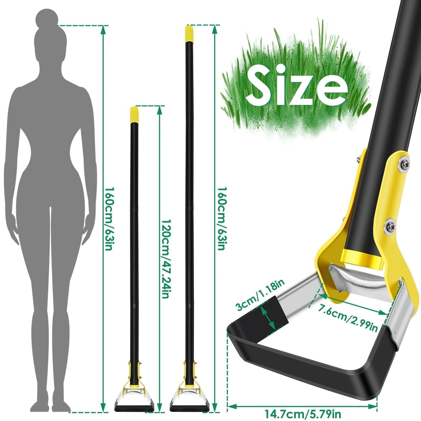 GardenEase™ – Ergonomische Tuinhak | Onkruid Wieden Zonder Bukken