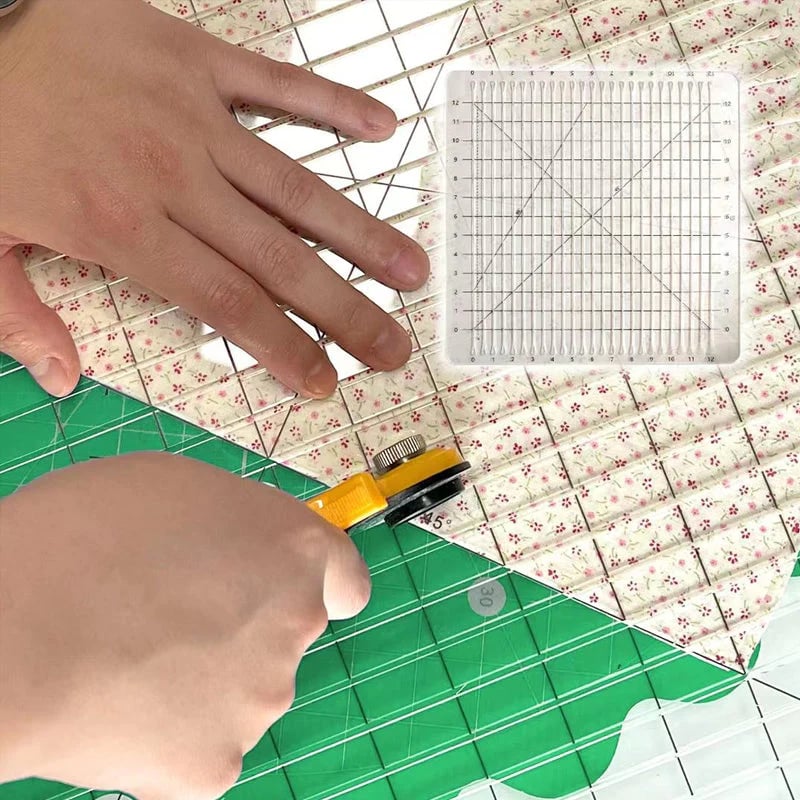 QuiltMate™ – Precisie Stofsnijder voor Snel & Nauwkeurig Quilten