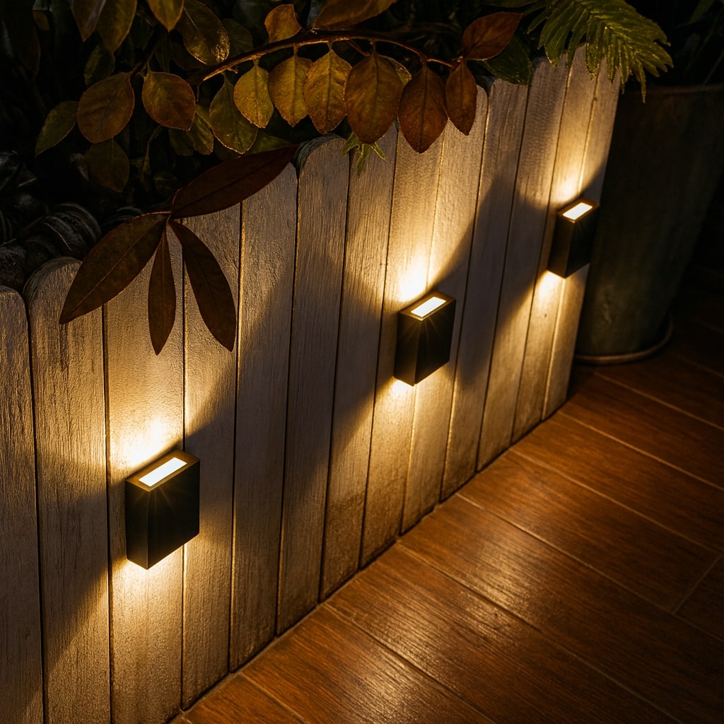 EcoLumen – LED Zonne-energie Wandlampen voor sfeervolle Buitenverlichting [1 + 1 Gratis]