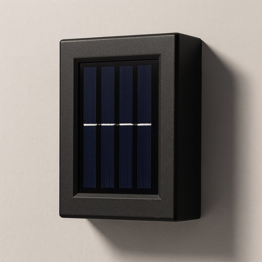 EcoLumen – LED Zonne-energie Wandlampen voor sfeervolle Buitenverlichting [1 + 1 Gratis]