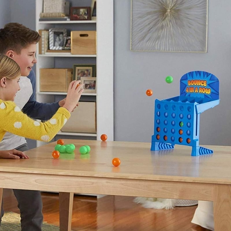 BounceMaster™ – Reflexspel voor het Hele Gezin | 4-op-een-rij