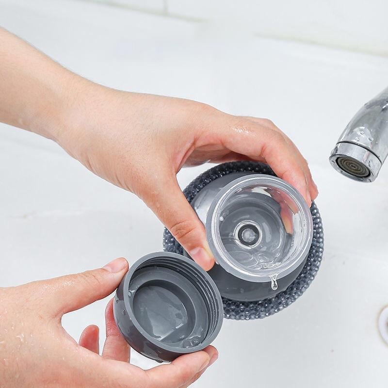 SoapBrush™ - Keuken afwasborstel met zeepdispenser - Antibacterieel en schimmelbestendig [1 + 1 Gratis]