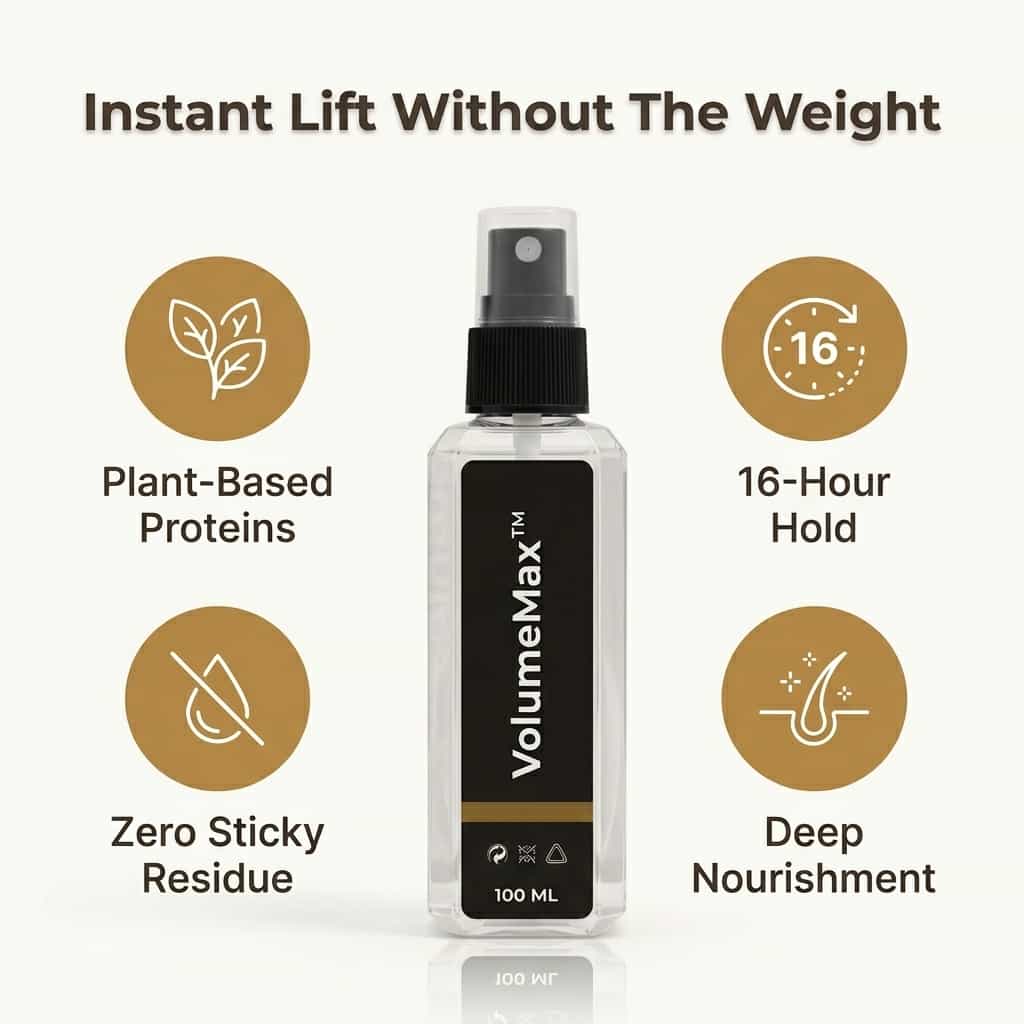 VolumeMax – Directe Haarvolume-Boost voor zichtbaar voller haar [1 + 1 Gratis]