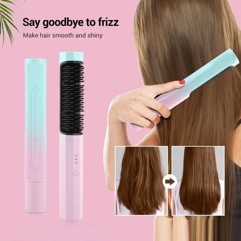 LuxeGlide™ Draadloze Stijltang – Glad & Pluisvrij Haar in 30 Seconden