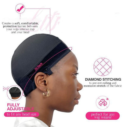 GripCap™ – Lijmvrije Pruikencap voor Lace-Front Pruiken | 1+1 Gratis