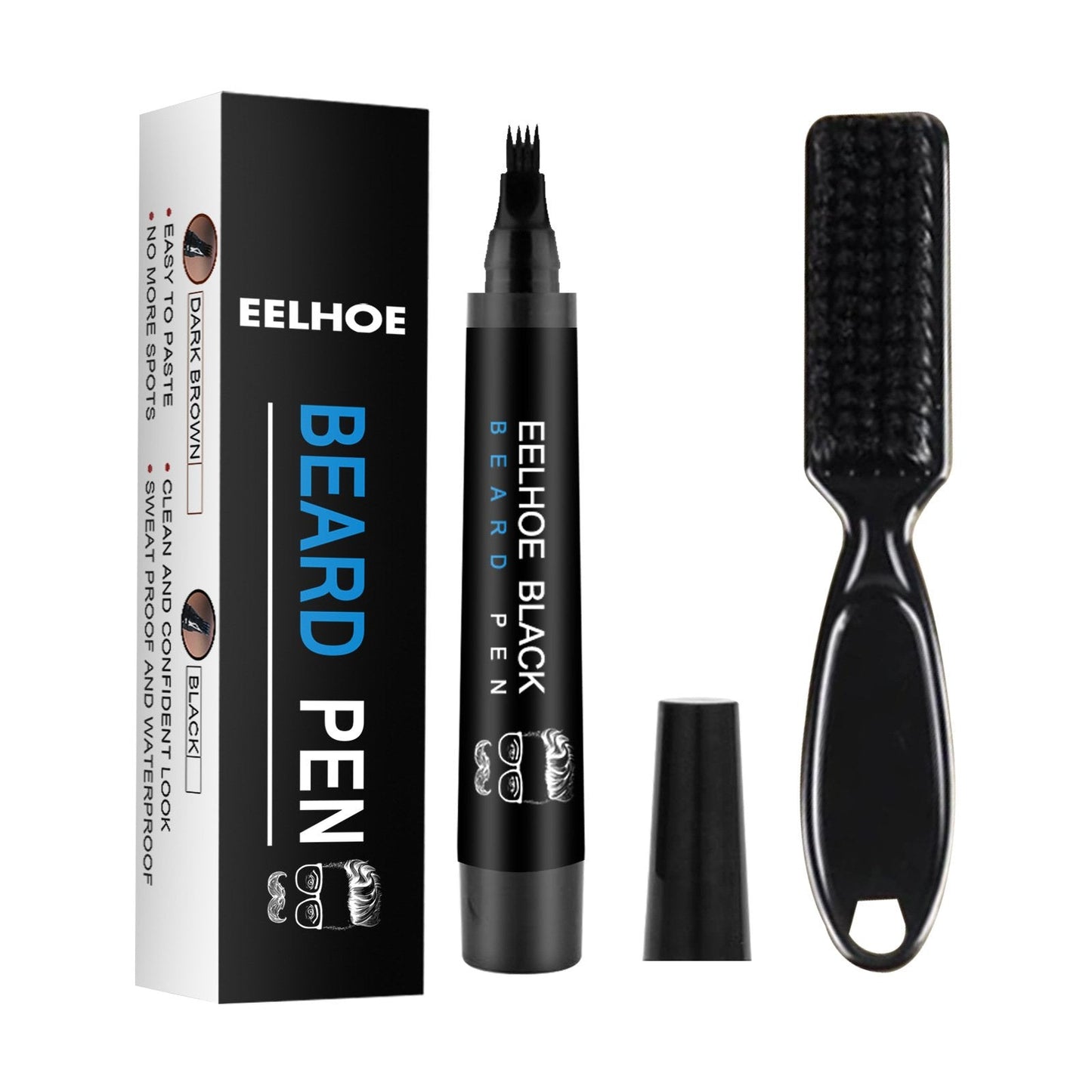 GroomEdge™ Baardvuller Pen – Voller & Scherper Baard in Seconden