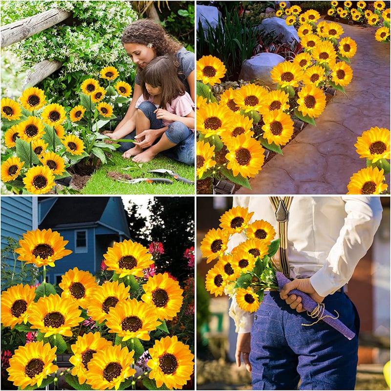 GardenRadiance Zonnebloemlichten op Zonne-energie – Sfeervolle Tuinverlichting