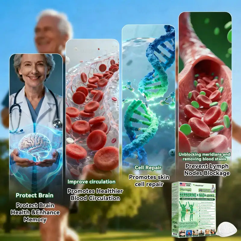 Berberine NAD+™ – 10-in-1 Nano Microneedle Patch voor dagelijks gebruik Resultaten [50% Korting]