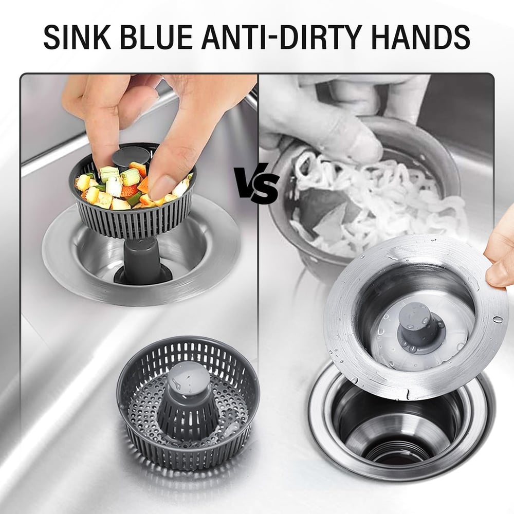 SinkStrain™ - Afvoerzeef tegen verstoppingen en geurtjes voor gootsteen [1 + 1 Gratis]