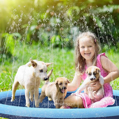 SplashZone™ – Waterspeelmat voor Kinderen & Huisdieren | Tuinplezier
