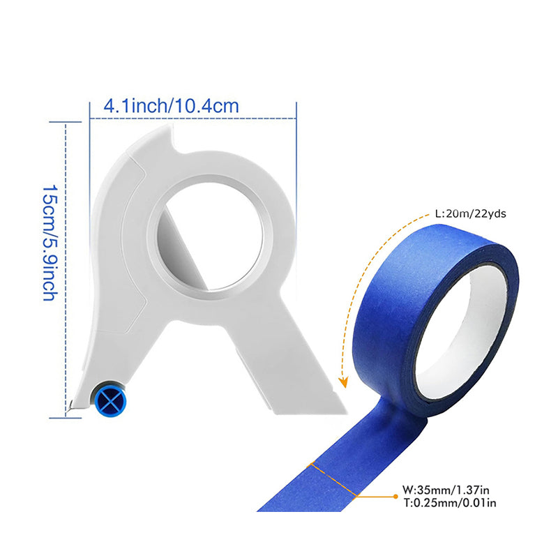 TapeTrim™ – Afplaktape en snijgereedschap voor woningdecoratie [50% Korting]