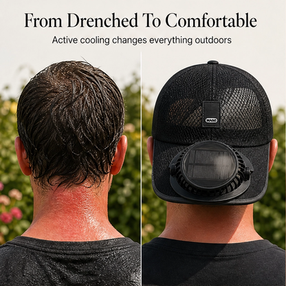 BreezeGuard – Handsfree koel blijven & UV-bescherming genieten | 50% korting