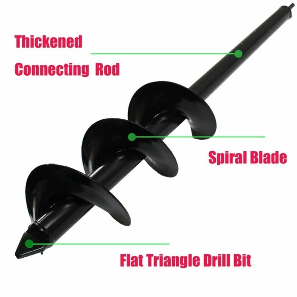 SpiralDrill™ – Zware spiraalboor voor diepe beplanting [50% Korting]