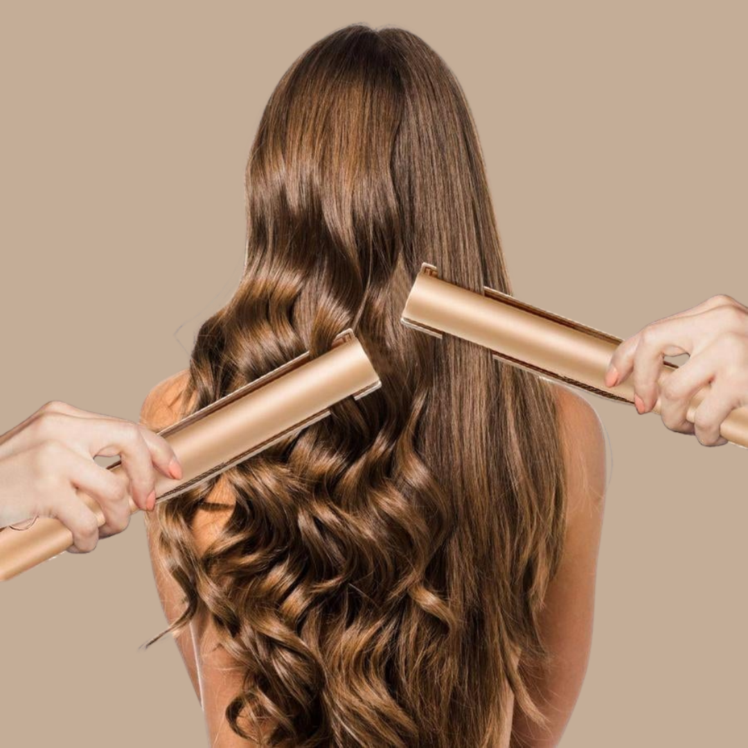 ViraCurl™ | 2-in-1 Stylingapparaat voor Glanzende Krullen & Steil Haar [50% Korting]