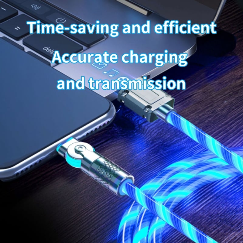 LedCharge™ – 540° draaibare stekker en USB-kabel voor ultrasnel opladen [50% Korting]